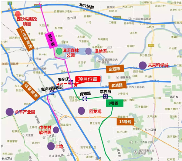 项目位置示意图
