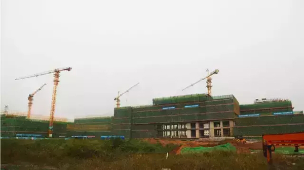 北师大沙河新校区G区施工现场