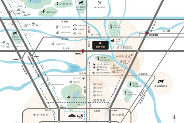 金科天玺位置示意