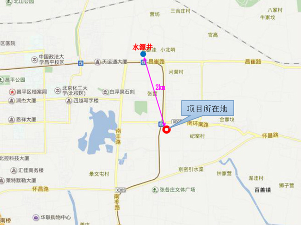 项目位置示意图